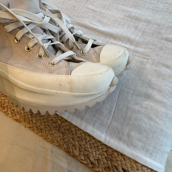 Converse High-Top Sneakers in Light Beige - Picture 7 of 9